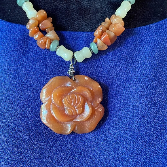 Statement Gemstone Necklace - Picture 2 of 4